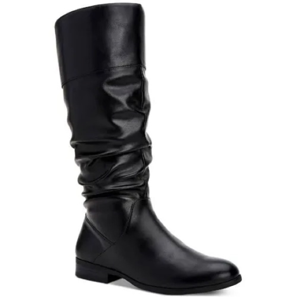 Style & Co. Kelimae Womens Black Riding Boots